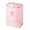 Pink, variant on Mnjin Laundry Hamper Clothes Basket Cotton Washing Bag Foldable Storage Pink