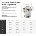 thumbnail image 7 of Disketp Men's Hawaiian Pumpkin And White Marble Print Shirts Button Down Holiday Beach Shirts-X-Large, 7 of 7