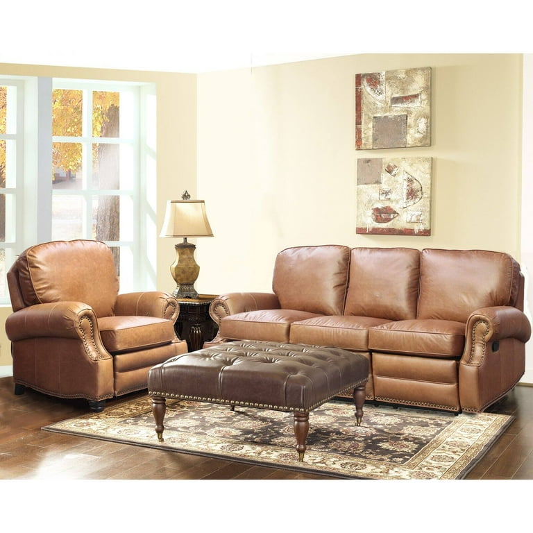 Barcalounger longhorn ii leather recliner deals