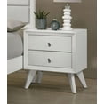 thumbnail image 2 of New Beautiful Furniture White 4pc Bedroom Set Queen Size Bed Dresser Mirror Nightstand Wave Texture, 2 of 11