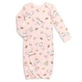 thumbnail image 4 of Harry Potter Hedwig Owl Newborn Baby Girls 3 Pack Sleeper Gown Red / Pink / Heather Grey 0-6 Months, 4 of 5