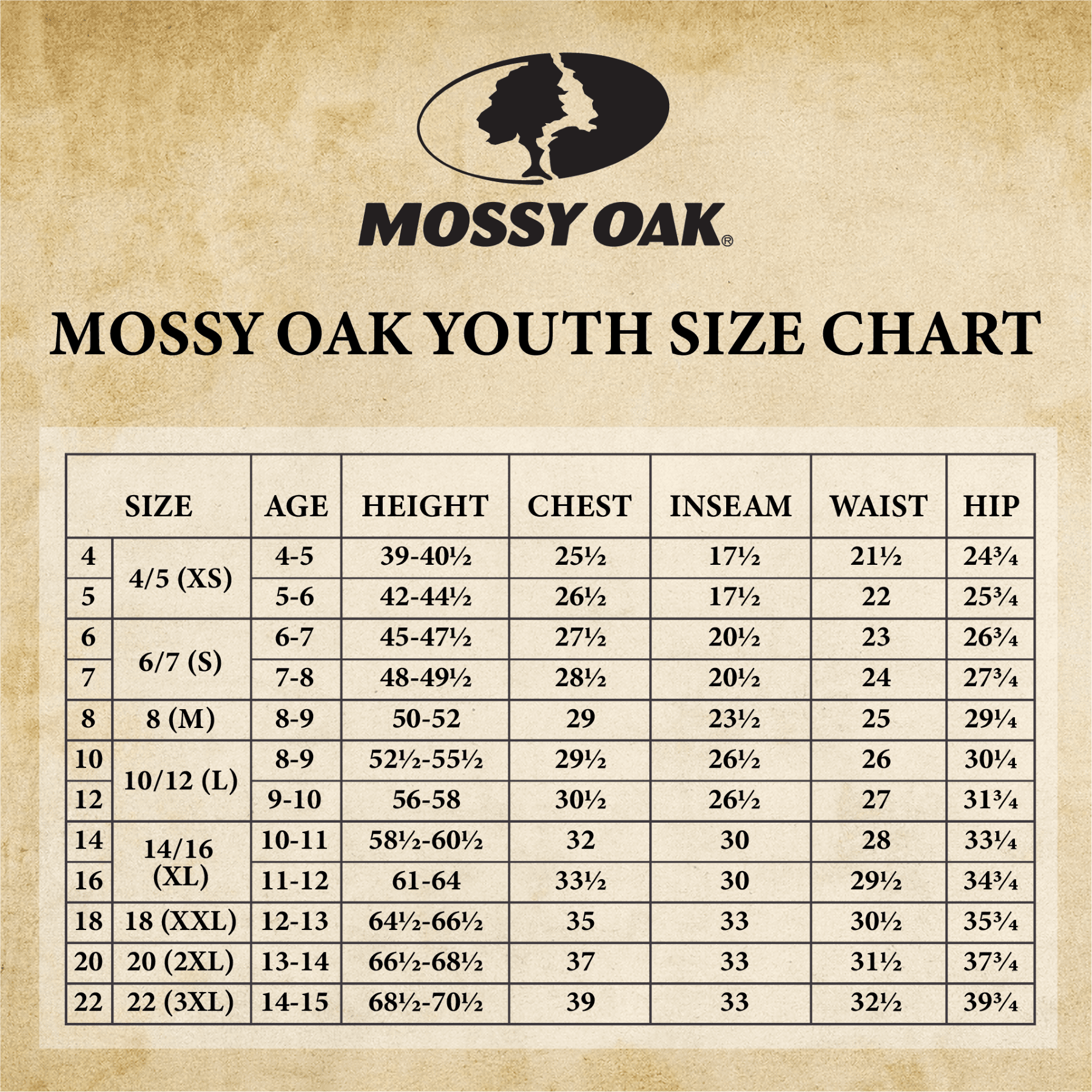 Mossy Oak Elements Youth Sherpa Lined Waterproof Hunting Bib, Mossy Oak Country Roots, Size Youth 2X-Large