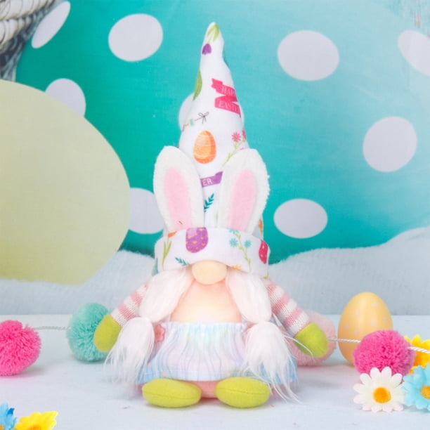 Decoraciones de Pascua, adornos de Pascua, decoración de Pascua, pequeño regalo, muñeca sin rostro, conejo de Pascua, decoración del festival de Pascua, muñeca de tela, decoración del festival, regalo