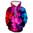 thumbnail image 2 of Sudadera con capucha con efecto tie-dye 3D y salpicaduras de pintura de arcoíris para hombre y mujer, sudaderas casuales de moda, sudaderas con capucha de calle, ropa para hombre, ropa cómoda Y2k, 2 of 5
