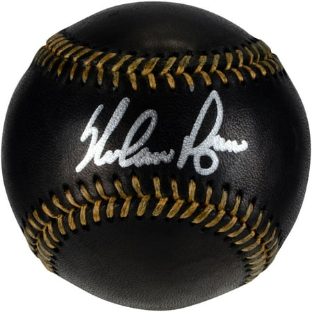 Torre Autographed Baseball - Nolan Ryan Texas Rangers Autographed Black Leather Baseball - Fanatics Authentic Certified