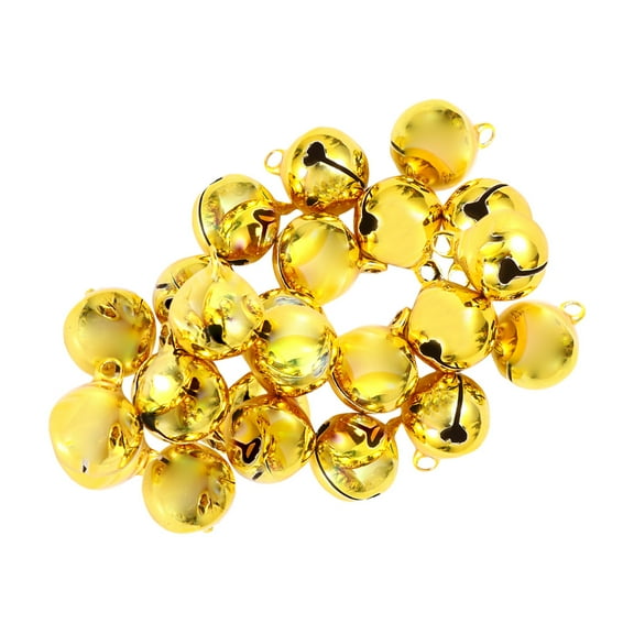 100 Pcs Mini for Christmas Packaging and Crafts, Metal Bells for Holiday Decorations