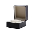 thumbnail image 2 of Square Watch Box Case Jewelry Display Organizer Box Fashion Wrist Watch Storage Holder (Black), 2 of 8