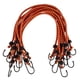 thumbnail image 1 of Cordones elásticos de caucho virgen de 60 cm, paquete de 10 unidades, color rojo, 1 of 4