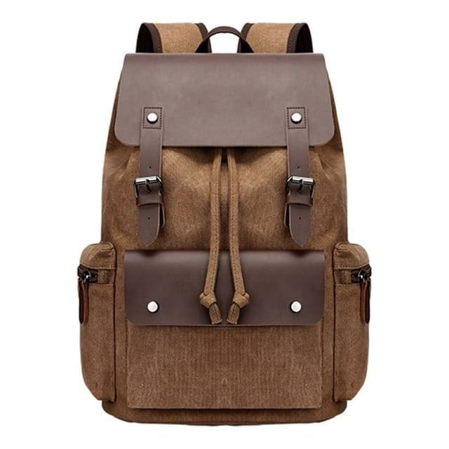 Minnieouse Mochila duradera para hombre con gran capacidad y exquisita artesanía Mochila de gran capacidad Mochilas café