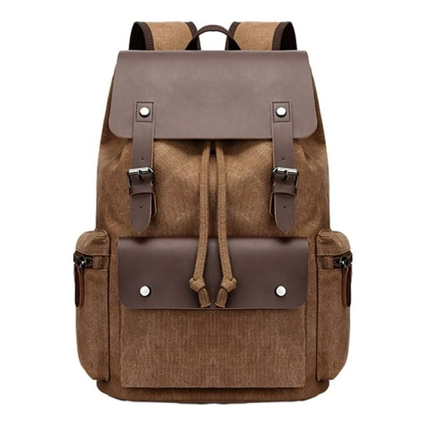 Minnieouse Mochila duradera para hombre con gran capacidad y exquisita artesanía Mochila de gran capacidad Mochilas café