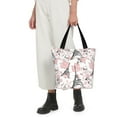 thumbnail image 4 of Defioc Paris Print Tote Bag for Women,Shoulder Bag with Zipper Casual Tote's Handbag Big Capacity Shoulder Bag with Inner Pocket Fit for Shopping,Office,Travel, 4 of 7