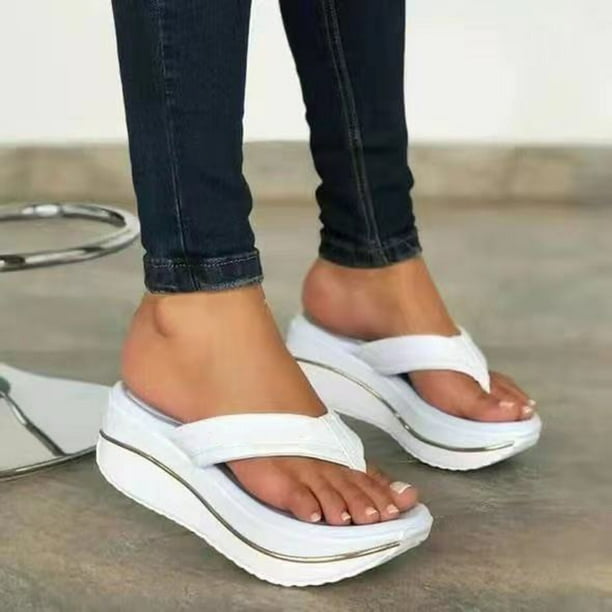 Shiningmiss Sandalias casuales con plataforma para exteriores Wmkox8yii ytu9885