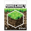 JINX Minecraft Dirt Block Sticker, Multi-Colored, 2 Multi-Size Stickers