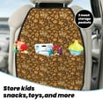 thumbnail image 5 of Fuzoiu Vintage fall harvest basket Print 2 Pack Kick Mat Back Seat Protector With 3 Storage Pockets, Universal Car Seat Back Organizer For Kids Pets, Waterproof Backseat Protector For Most Car, 5 of 8