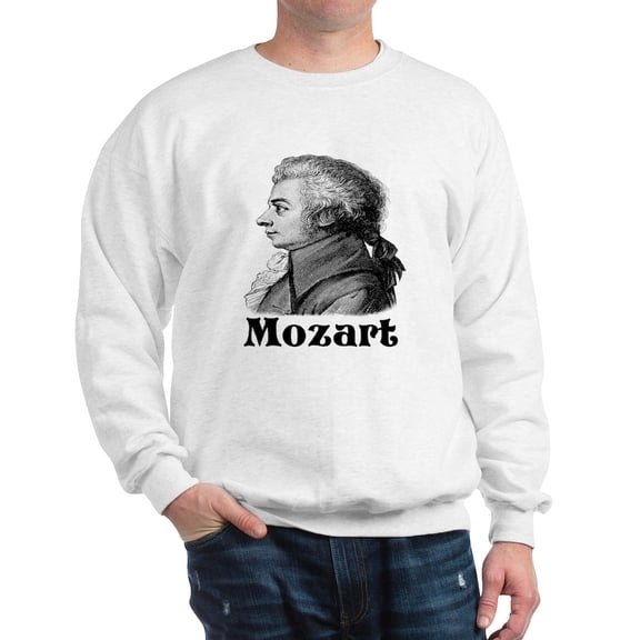 CafePress - Mozart Sweatshirt - Crew Neck Sweatshirt