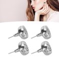 thumbnail image 3 of 2 Pairs Essential Oil Diffuser Earrings Fashion Round Shape Stainless Steel Aromatherapy Earrings for Women, 3 of 8