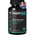 thumbnail image 1 of Keto Electrolyte Supplement, Salt Replacement Tablets for Rapid Oral Rehydration & Post Workout Recovery, Magnesium, Zinc, Sodium, Copper | 60 Capsules | Stop Leg Cramps and Restore Energy, 1 of 5