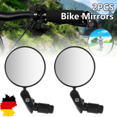 thumbnail image 1 of 2X Aluminio Fahrrad Spiegel Motorrad Rückspiegel Halter E-Bike Roller Lenkerende, 1 of 5
