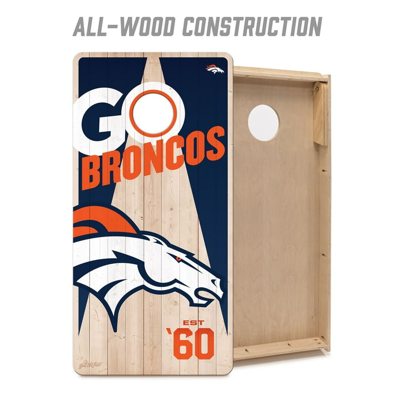 YouTheFan NFL Denver Broncos 2' x 4' Cornhole Game - Walmart.com