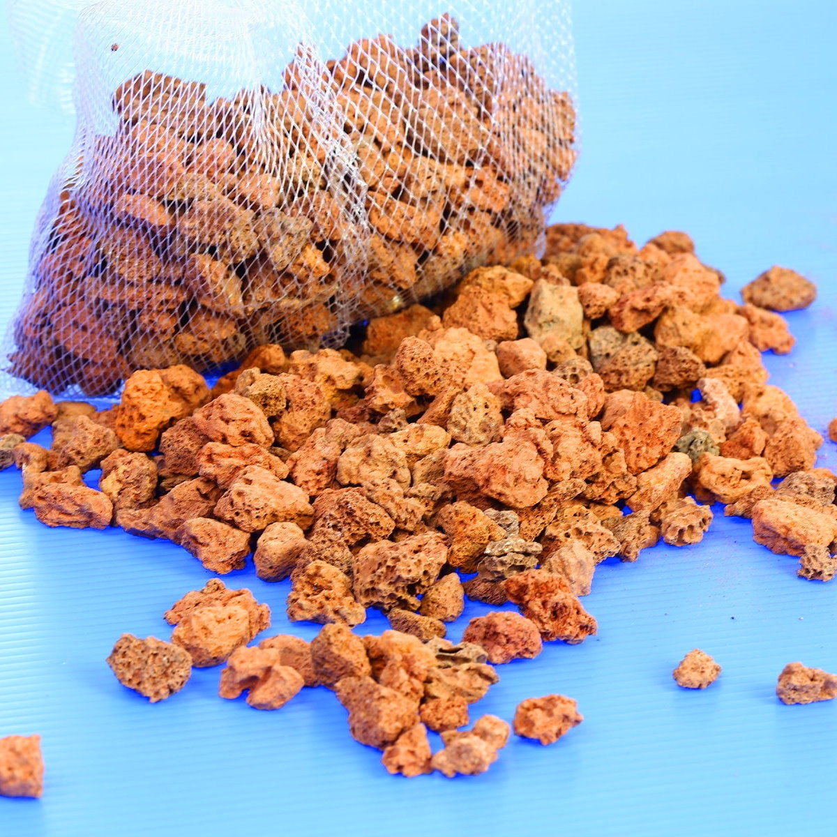 Red Lava Rock 380g Filter Filtering Media Aquarium Decoration