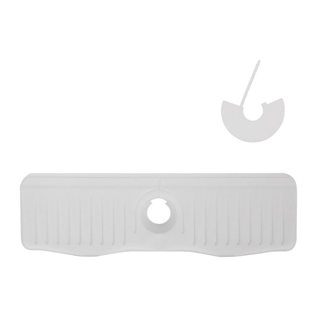 Alfombrilla para grifo de fregadero de cocina, alfombrilla de drenaje de silicona, bandeja para fregadero, Protector para fregadero de cocina, baño, alfombrilla protectora para grifo, novedad de 2024