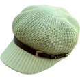 thumbnail image 5 of CoCopeaunts Newsboy Cap Summer Women Knit Mesh Breathable Baker Boy Painter Hat Adjustable Belt Pure Color Shade Beret Hat, 5 of 7