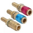 thumbnail image 4 of Quick Connector Set3pcs M10 Red+Yellow+Blue Water Water Cooled Adapter Quick Fitting Hose Connector Maximized Efficiency, 4 of 5