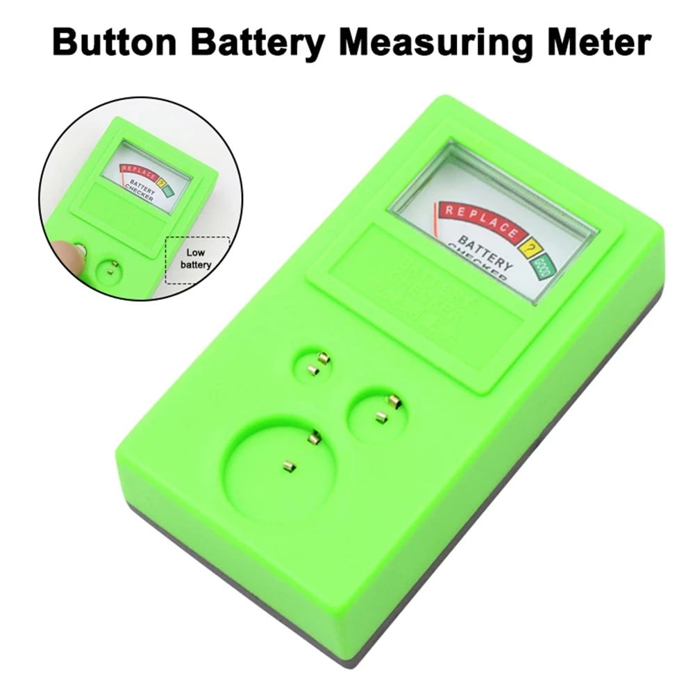 Button Coin Cell Battery Power Detector Tester Measuring Device Tester