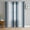 Dark blue, variant on Black White Sheer Curtains 96 Inch Length 2 Panels Set for Living Room/Bedroom, Gradient Gray Monochrome Minimalist Stripe Curtain Sheers Drapes Rod Pocket Curtains Window Treatment Set 52''x96''x2