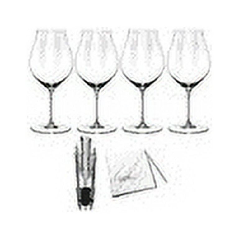 Riedel Performance Pinot Noir Wine Glass (4-Pack) with Large Polishing  Cloth and Wine Pourer - Walmart.com