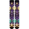 thumbnail image 7 of Coolnut Mardi Gras Lily Compression Socks for Women&Men Circulation-Best Support for Nurses, Running, Athletic-1 Pairs Gift, 7 of 7