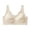 Beige#38, variant on UVEASISHA Women's Comfort Bra Floral Jacquard Bralette Wide Strap Scalloped V Neck Everyday Bras Elegant Full Coverage Underwearr for Elder Women Beige XXL