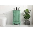 thumbnail image 4 of Elegant Lighting Vf10119 Danville 19" Free Standing Single Basin Vanity Set - Beige, 4 of 7