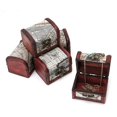 thumbnail image 1 of Treasure Box Wooden Jewelry Treasure Box Storage Organizer Vintage Style, 1 of 5