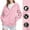 Pink, variant on Floleo Women's Fashion Zipper Drawstring Rain Jacket Water Proof Breathable Thin Bicycle Raincoat Travel Cycling Jacket Outdoor Jacket Windbreaker with Hood Casual(Pink,M)