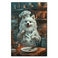 thumbnail image 3 of American Eskimo Dogs Cooking Canvas Art - Dog Canvas Unframe - Home Decor Wall Art Print Canvas Painting Large - Gifts For Women Birthday Unique, Christmas Gifts, 3 of 5