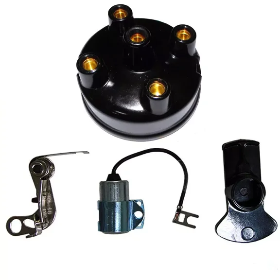 Complete Tune-Up Kit Compatible with Wisconsin VH4D VG4D V461 Engines - Includes Prestolite Distributor Parts