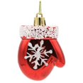 thumbnail image 4 of 6Pcs Simple Shiny Socks Gloves Ornament Xmas Tree Theme Festive Party Pendant, 4 of 8