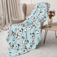 thumbnail image 3 of Rateoe Milk Bottles And Cow Head Pattern Flannel Throw Blanket, Ultra-soft Blanket for Bed, Couch, Car, Hypoallergenic Anti-pilling blanket-40"x30"(Vertical), 3 of 6