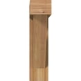 thumbnail image 2 of Ekena Millwork 6"W x 24"D x 24"H Traditional Block Rough Sawn Bracket w/ Offset Brace, Western Red Cedar, 2 of 25