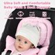 thumbnail image 4 of - Inserto de asiento de coche para bebé con soporte de cabeza extraíble, cojín de asiento de coche de doble cara para bebés y recién nacidos, soporte universal para cabeza y cuerpo para asiento, 4 of 5