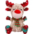 thumbnail image 1 of Juguete para perros Loncoldy Christmas Push Reindeer Chew, 1 of 7