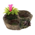 thumbnail image 4 of Mascota Tortuga Serpiente Terrario Beber Comida Agua Tazón Comedero - 008 008 Yinane Plato de agua para alimentos de reptiles, 4 of 8