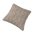 thumbnail image 2 of Rateoe Hand Drawn Snake Pattern Throw Pillow Cover Premium Pillow Stuffer Sham Square for Decorative Cushion Bed Couch Sofa(Pillow insert not included), 2 of 8