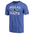 thumbnail image 2 of Men's Royal Dallas Mavericks Hometown Collection Lawman Tri-Blend T-Shirt, 2 of 3