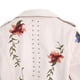 thumbnail image 2 of Chaqueta de Moto Minnieouse Mujer Cuero Blanco METRO, 2 of 6