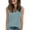 Blue, variant on HexaHive Women's V - Neck Sleeveless Sweater Vest - Spring and Summer Casual Wear