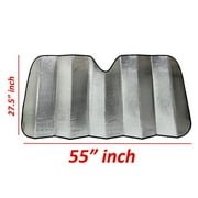 Wideskall Car Windshield Sun Shade Heat Reflector for SUV Pickup Truck