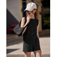 thumbnail image 5 of Arshiner Girls Summer Outfits 2 Piece Short Sets Sleeveless Tops and Shorts with Pockets Kids Clothes, 5 of 6