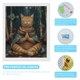thumbnail image 3 of Diamond Art Kits for Adults, Surreal Meditating CatDiamond Painting Kits for Beginners, Frameless Round 5D Full Drill Diamonds Art Gem Art Crafts Home Decor Gifts, 3 of 8